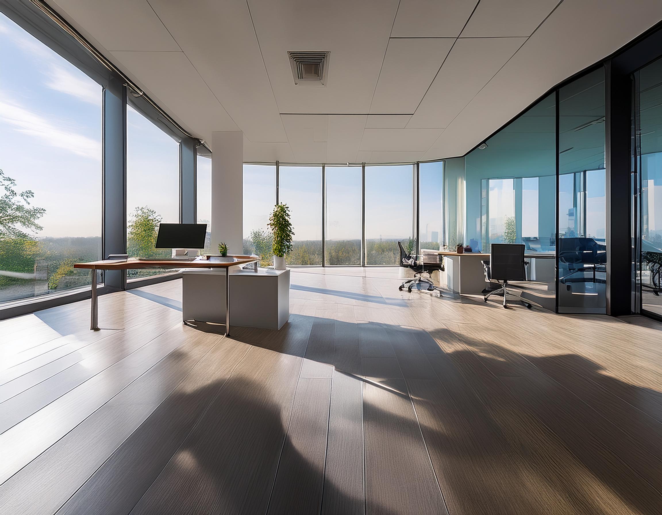 Elegante Büroumgebung der Steuerkanzelei Jensen GmbH in Frankfurt am Main.